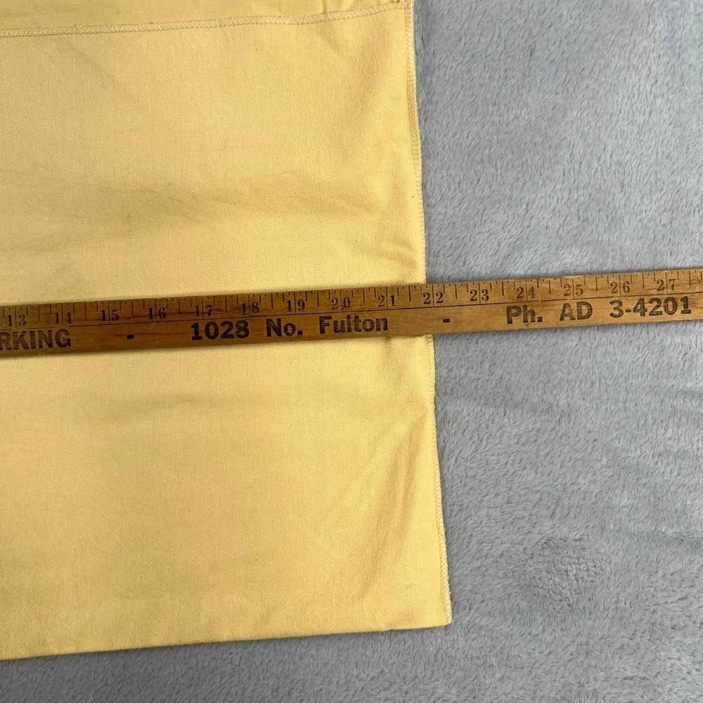 Louis Vuitton Original XL Flap Dust Bag 22x14.5 Yellow Tan Handbag Storage Bag